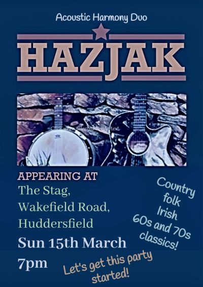 hazjak live music at the stag